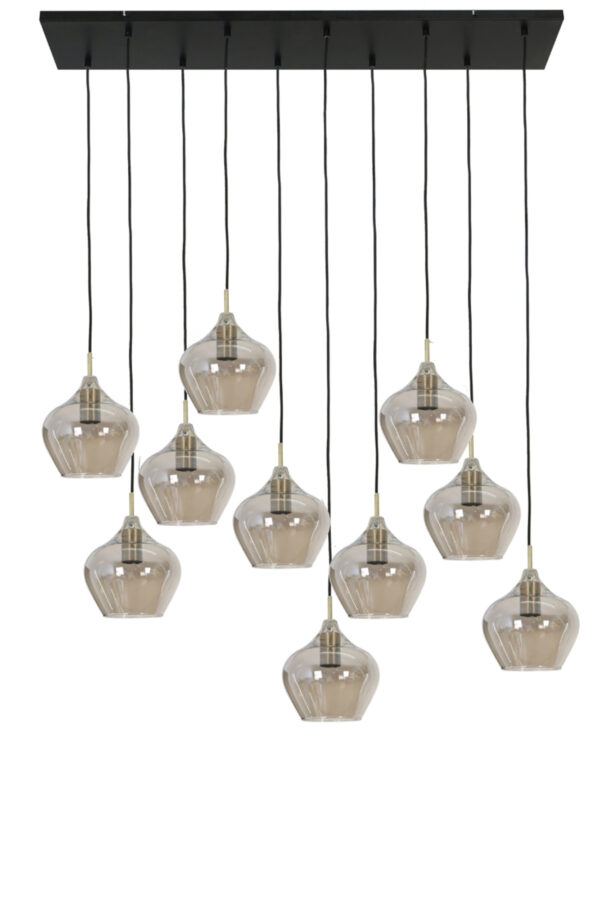 Glazen hanglamp met meerdere pendels Light & Living Rakel - B 124 cm - Image 2