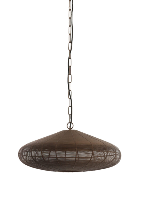 Bruine draad hanglamp stijlvol Light & Living Bahoto - Ø 40 cm - Image 2