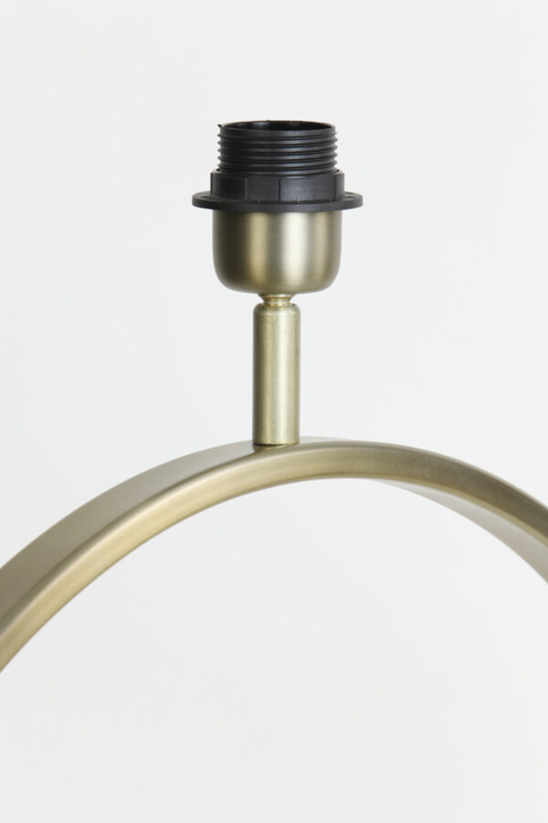 Gouden moderne ronde lampenvoet Light & Living Liva - H 62 cm - Image 6