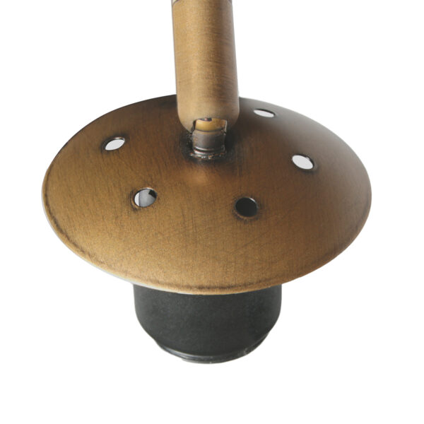 Klassieke bronze booglamp zeegras kap Steinhauer Sparkled Light - Image 8