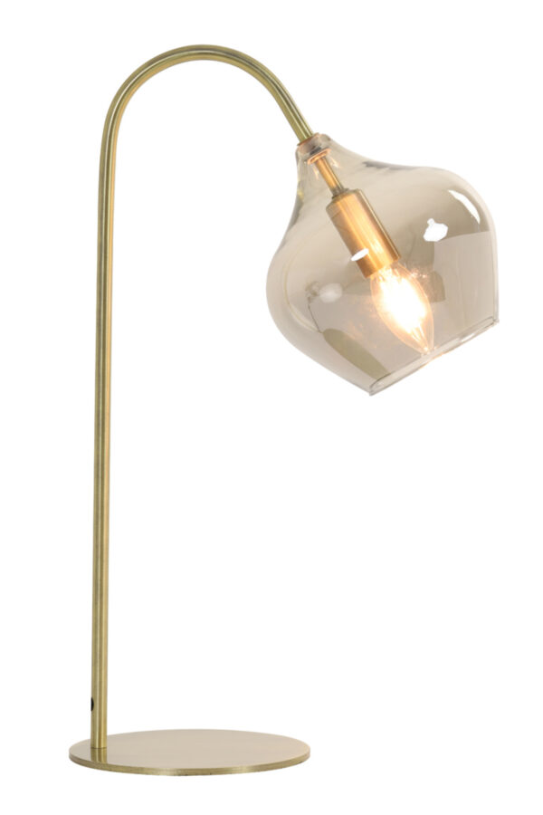 Glazen tafellamp goudkleurig Light & Living Rakel - H 50,5 cm - Image 3