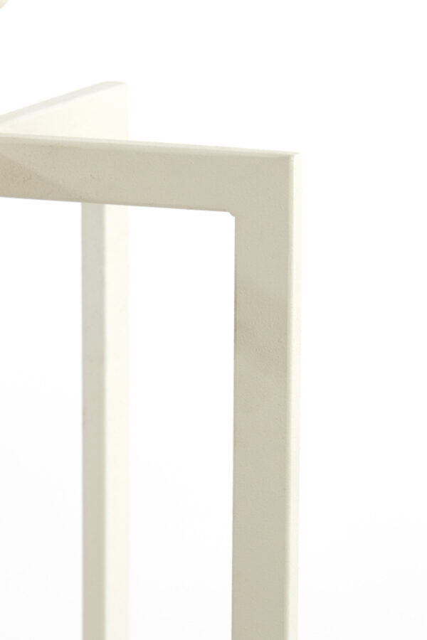 Vierkante lange lampenvoet wit Light & Living Mace - H 140 cm - Image 6