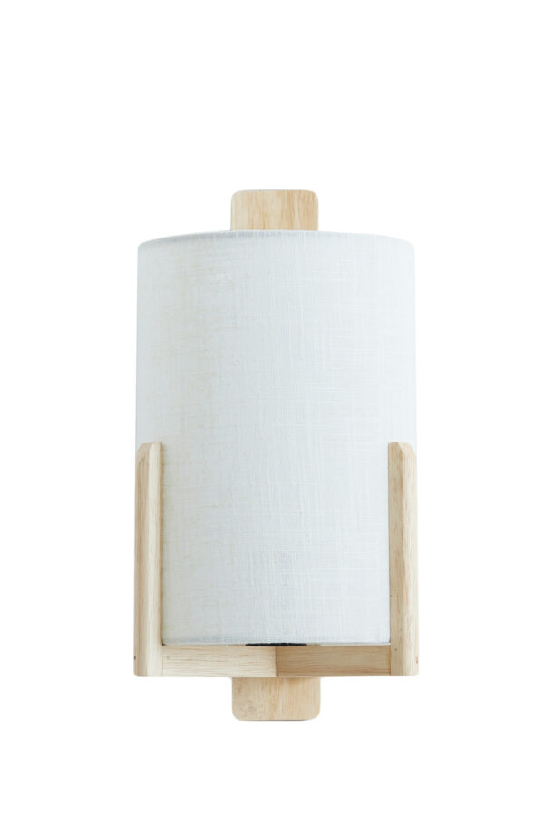 Witte lampenkap in cilinderdesign Light & Living Litto - H 36 cm - Image 2