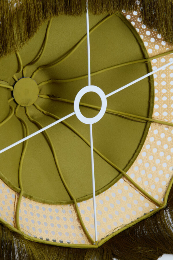 Lampenkap in groene kleur met franjes Light & Living Mizia - Ø 45 cm - Image 5
