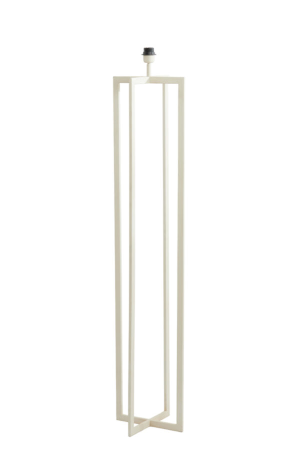 Vierkante lange lampenvoet wit Light & Living Mace - H 140 cm - Image 2