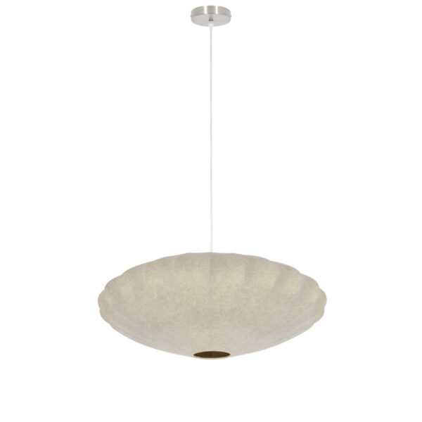 Hanglamp met witte stoffen kap Light & Living Fay - Ø 60 cm