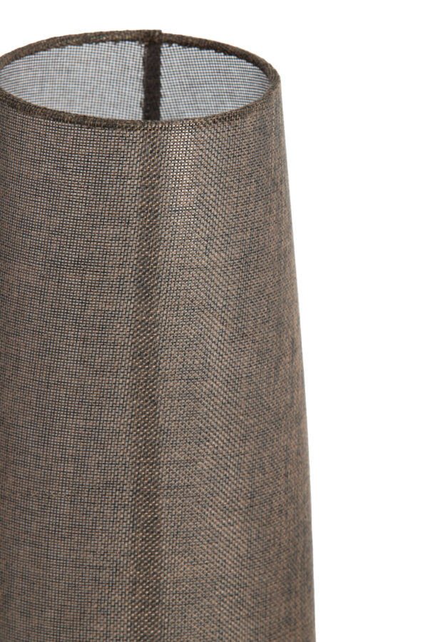 Vintage tafellamp met houten basis Light & Living Howie - H 52,5 cm - Image 3