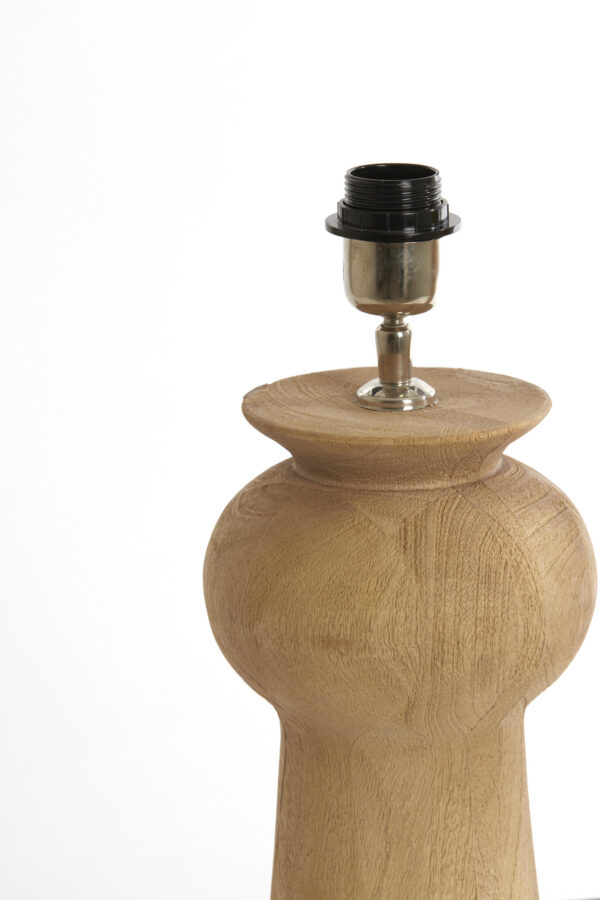Houten lampenvoet naturel Light & Living Baglio - H 35 cm - Image 3