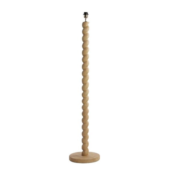 Houten lampvoet spiraalvormig Light & Living Nanno - H 138 cm