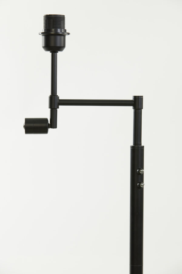 Draaibare lampenvoet zwart Light & Living Montana - H 140 cm - Image 6