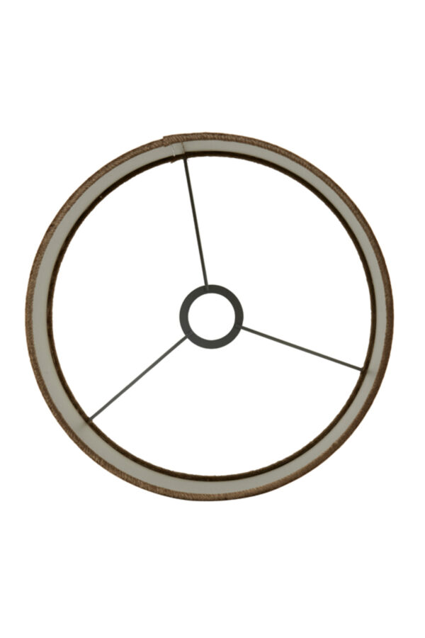 Bruine cilindervormige lampenkap voor sfeer Light & Living Lubis - Ø 40 cm - Image 5