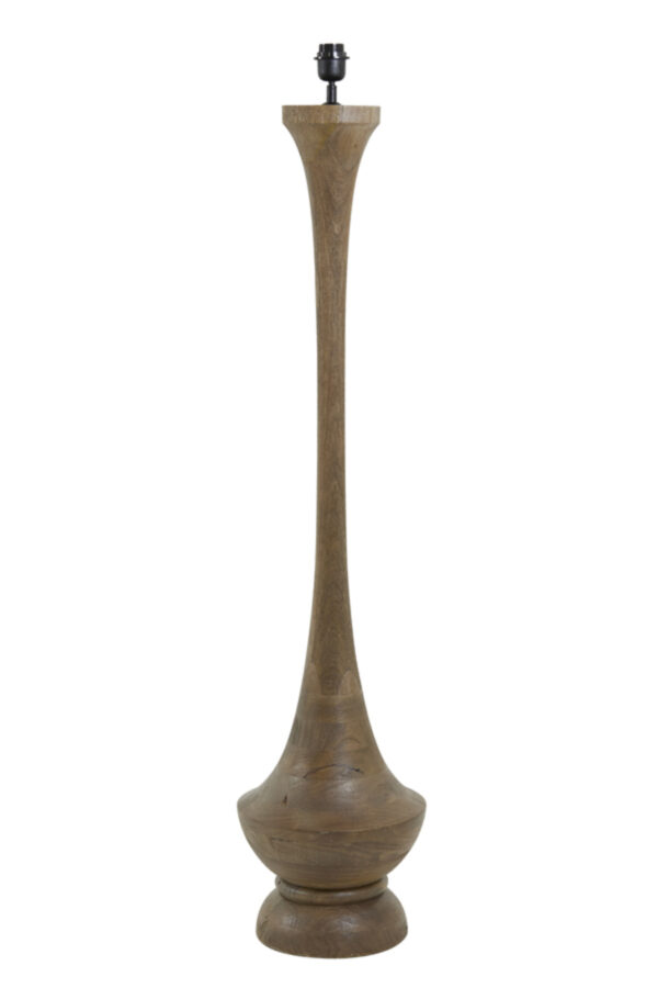 Houten moderne vorm lampenvoet Light & Living Nicolo - H 130 cm - Image 2