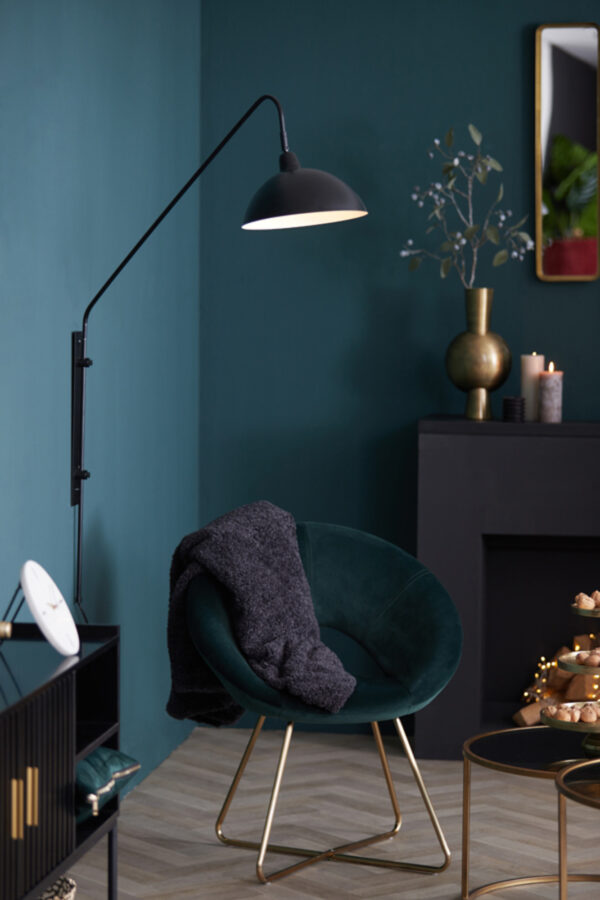 Zwarte wandlamp met arm Light & Living Orion - wandlamp - H 127 cm - Image 5