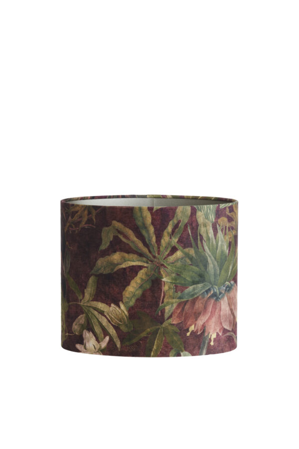 Bloemenprint lampenkap in kleur Light & Living Passion - H 25 cm - Image 2