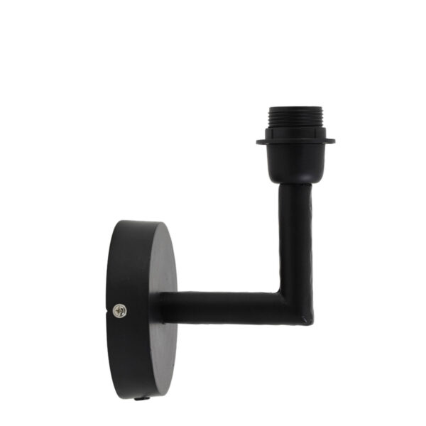 Lampenvoet zwart voor aan de muur Light & Living Pasadena - wandlamp - H 14 cm