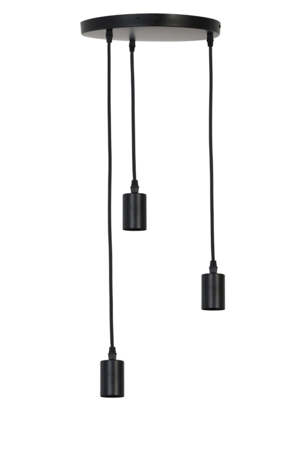Zwarte hanglamp met drie fittingen Light & Living Brandon - B 30 cm - Image 2