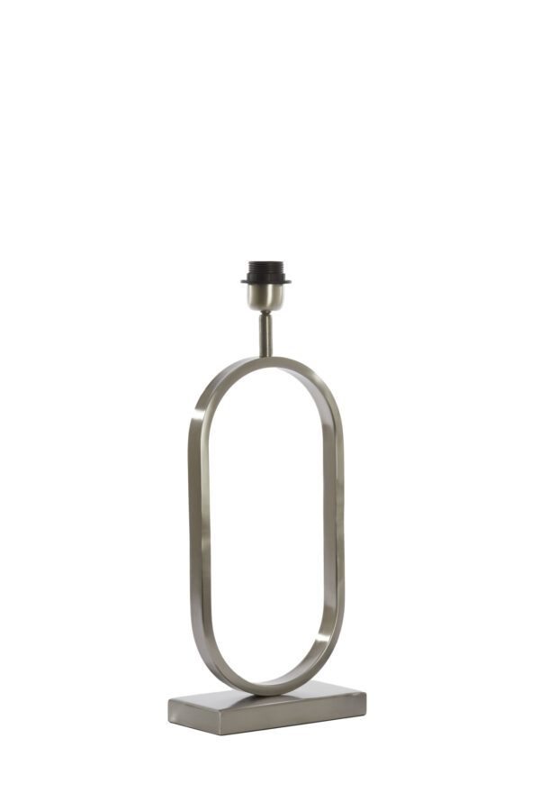 Ovale Zilveren lampenvoet Light & Living Jamiri - H 45 cm - Image 3