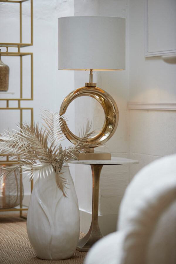Gouden tafellamp Light & Living Maan in modern ontwerp – H 60 cm - Image 5