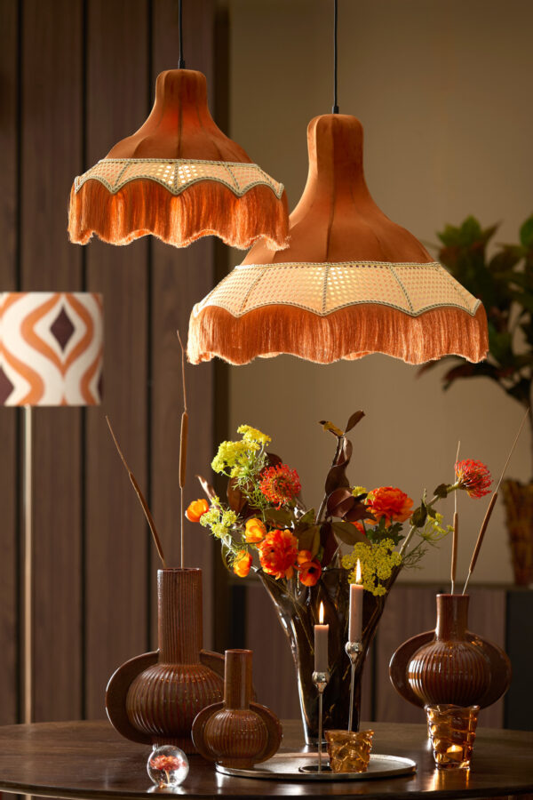 Retro hanglamp met kleurrijke franjes Light & Living Mizia - Ø 60 cm - Image 4