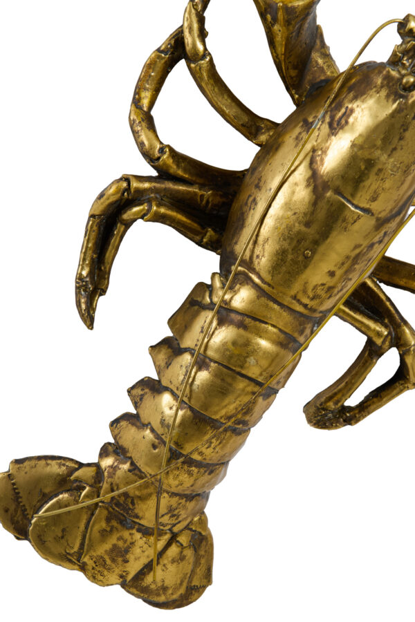 Gouden kreeft lampenkapontwerp Light & Living Lobster - H 50,5 cm - Image 5