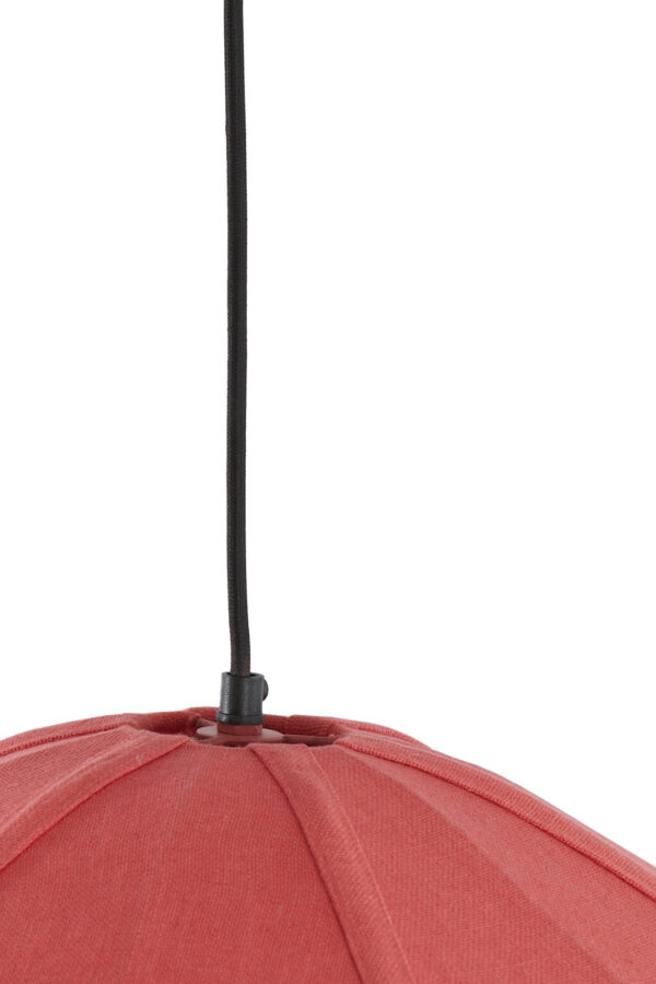 Roze stoffen hanglamp met zachte look Light & Living Cesano - Ø 50 cm - Image 5
