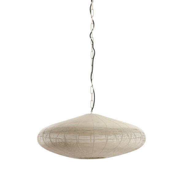 Hanglamp met linnen stoffen kap Light & Living Bahoto - Ø 60 cm