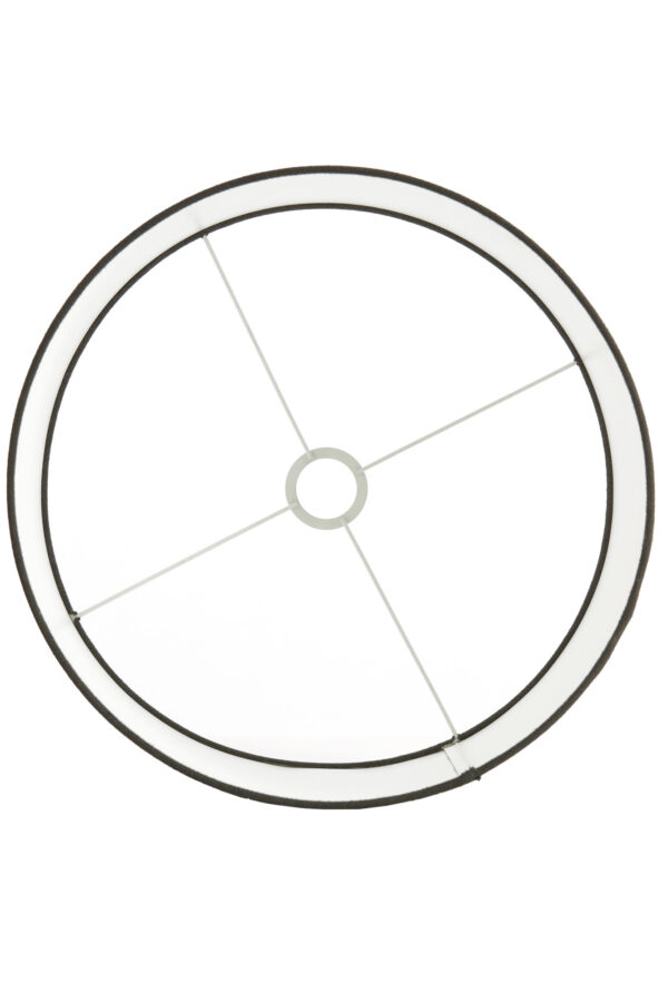 Cilindervormige zwarte stoffen lampenkap Light & Living Livigno - Ø 40 cm - Image 8