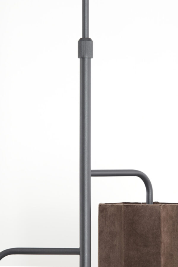 Fluwelen bruine hanglamp Light & Living Edisa - B 48 cm - Image 6