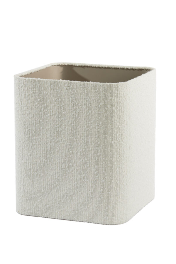 Rechthoekige stoffen lampenkap beige Light & Living Bolero - H 35 cm - Image 3