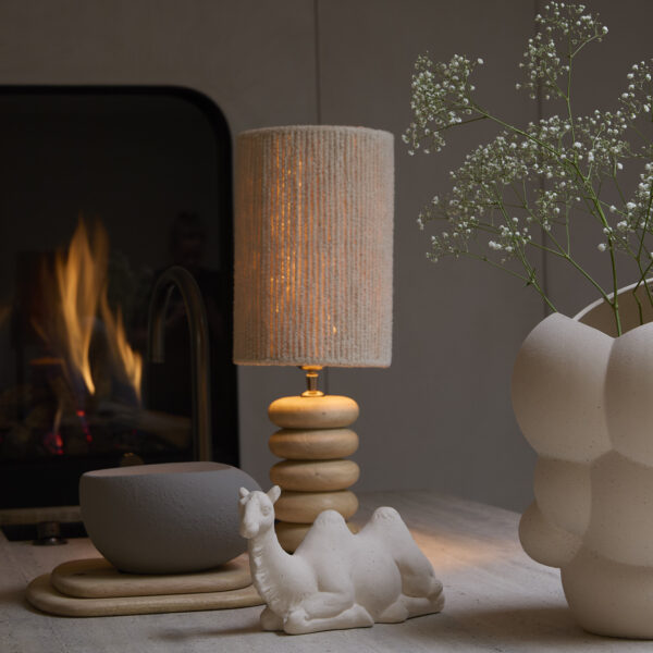 Houten lampvoet natuurlijk design Light & Living Budongo - H 21 cm - Image 4