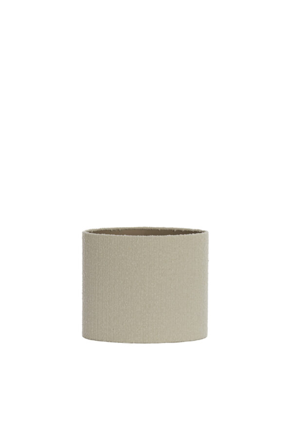 Beige cilindervormige lampenkap voor sfeer Light & Living Bolero - H 25 cm - Image 2