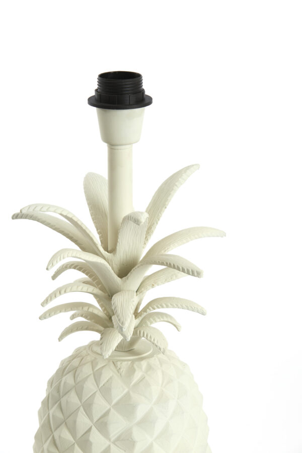 Ananas lampvoet pastel wit Light & Living Pineapple - H 42 cm - Image 3