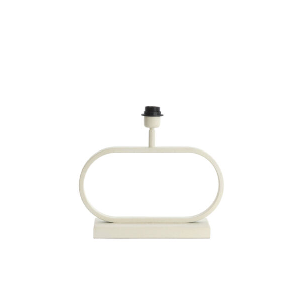 Moderne witkleurige lampenvoet klein Light & Living Jamiro - H 29 cm