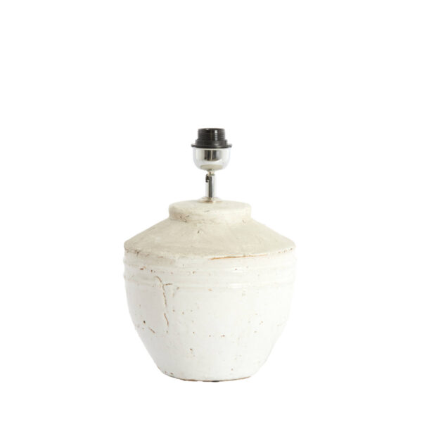 Witte keramische tafellamp Light & Living Toba – H 35 cm