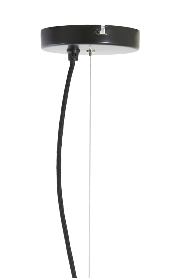 Gestreepte hanglamp bruin-wit Light & Living Kozana - Ø 48 cm - Image 8