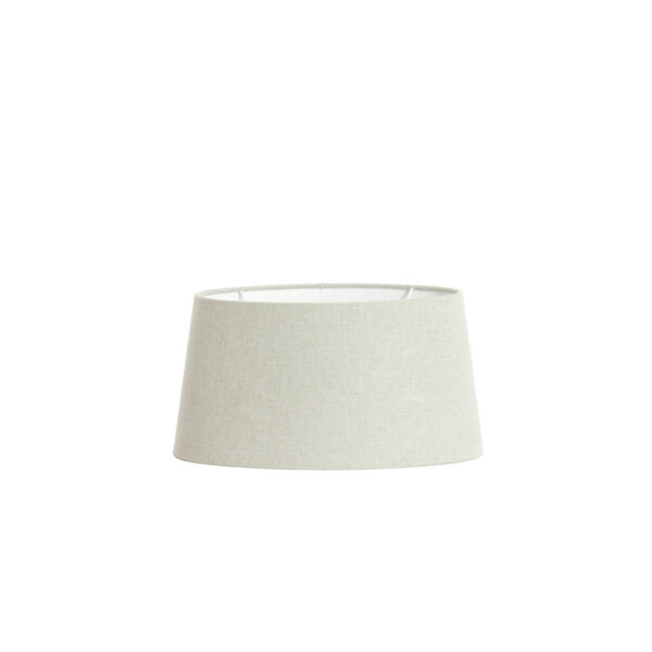 Beige stoffen lampenkap van hoogwaardige kwaliteit Light & Living Livigno - H 18 cm
