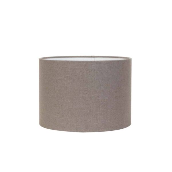 Grijze stoffen lampenkap cilindervormig Light & Living Livigno - Ø 20 cm