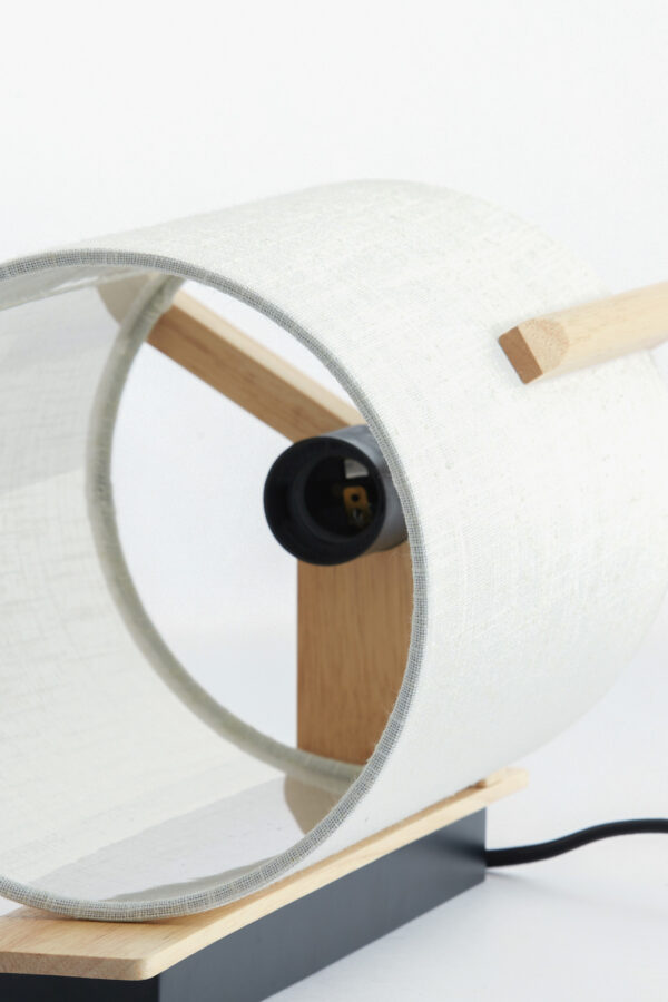 Witte lampenkap in cilinderdesign Light & Living Litto - H 36 cm - Image 5