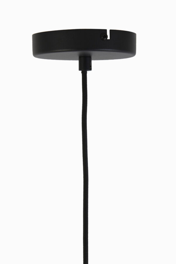 Grijze glazen hanglamp met elegante uitstraling Light & Living Lekar - Ø 22 cm - Image 9