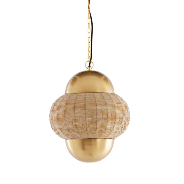 Gouden kralen hanglamp decoratief Light & Living Cetara - Ø 33 cm