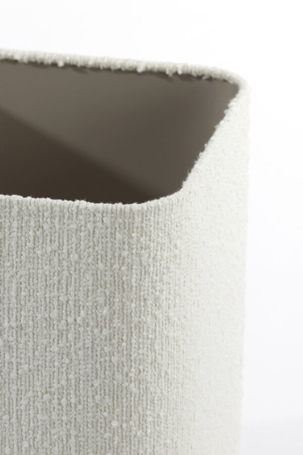 Rechthoekige stoffen lampenkap beige Light & Living Bolero - H 35 cm - Image 5