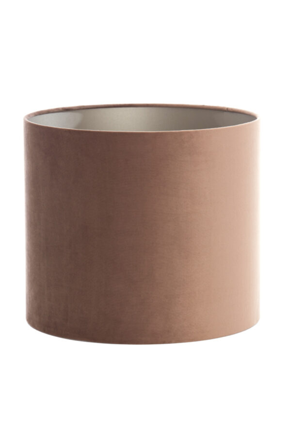 Velours lampenkap bruin cilindervormig Light & Living Velours - Ø 35 cm - Image 2