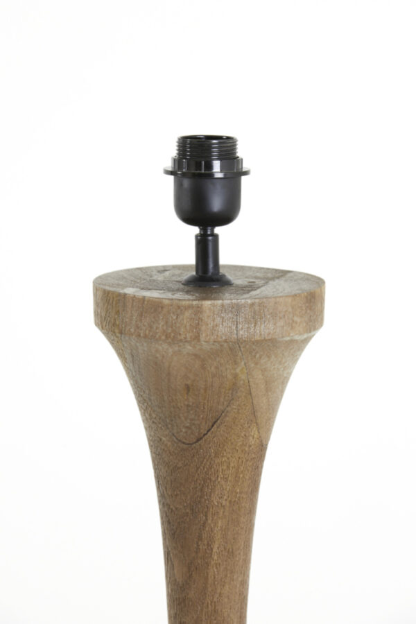 Houten moderne vorm lampenvoet Light & Living Nicolo - H 130 cm - Image 3