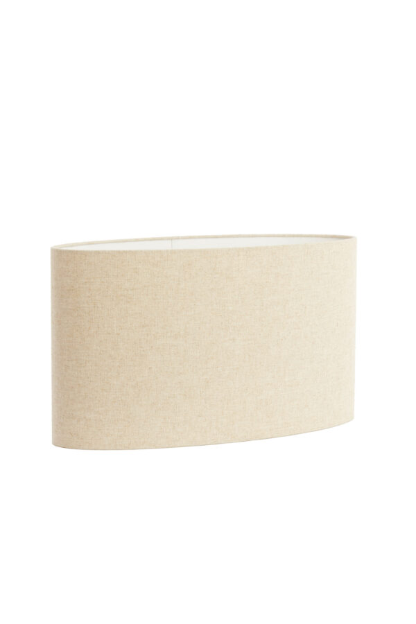Beige cilindervormige lampenkap stof Light & Living Livigno - H 32 cm - Image 3