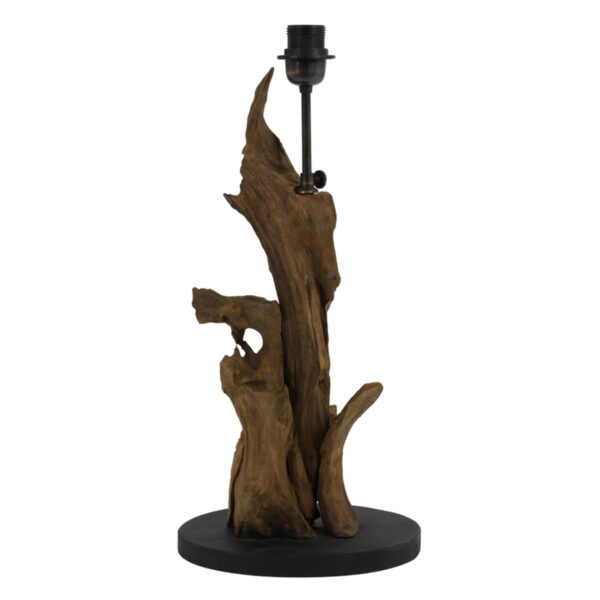 Houten lampenvoet decoratief design Light & Living Ikal - H 50 cm