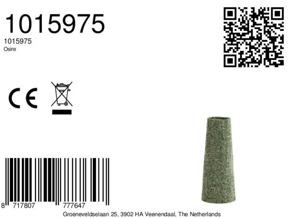 Groene stoffen cilindrische lampenkap Light & Living Osire - Ø 10,5 cm - Image 7