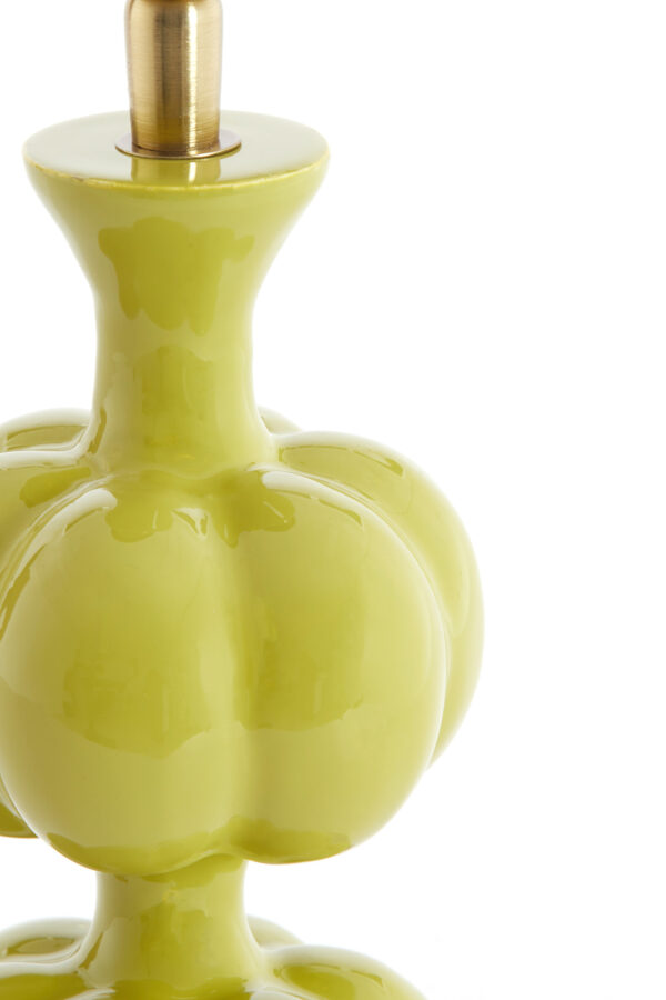 Geelkleurige lampenvoet Light & Living Caldas - H 20 cm - Image 4