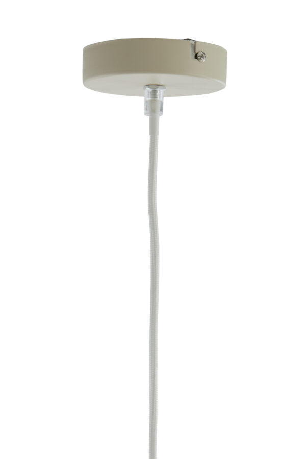 Beige ovale stoffen hanglamp Light & Living Sukau - Ø 38,5 cm - Image 6
