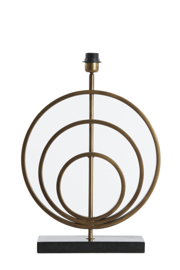 Gouden ronde lampenvoet Light & Living Cassel - H 50 cm - Image 2