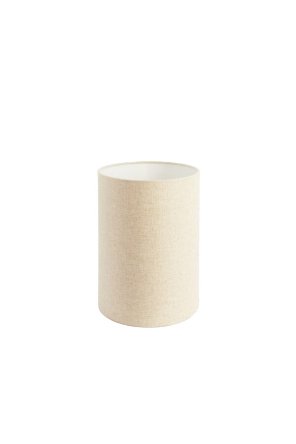Beige cilindervormige lampenkap stof Light & Living Livigno - H 32 cm - Image 4